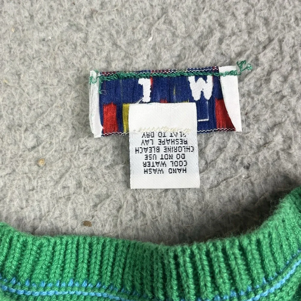 Vintage Sweater Clothes Textured Sweater Women Small/Medium USA Made Coogi Style - Picture 3 of 10